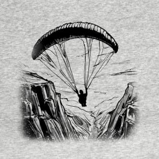 XC Paragliding through Canyons T-Shirt